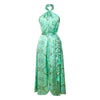 [et cetera] WOMAN Delightful Sarong Style Halter Neck Dress - silk