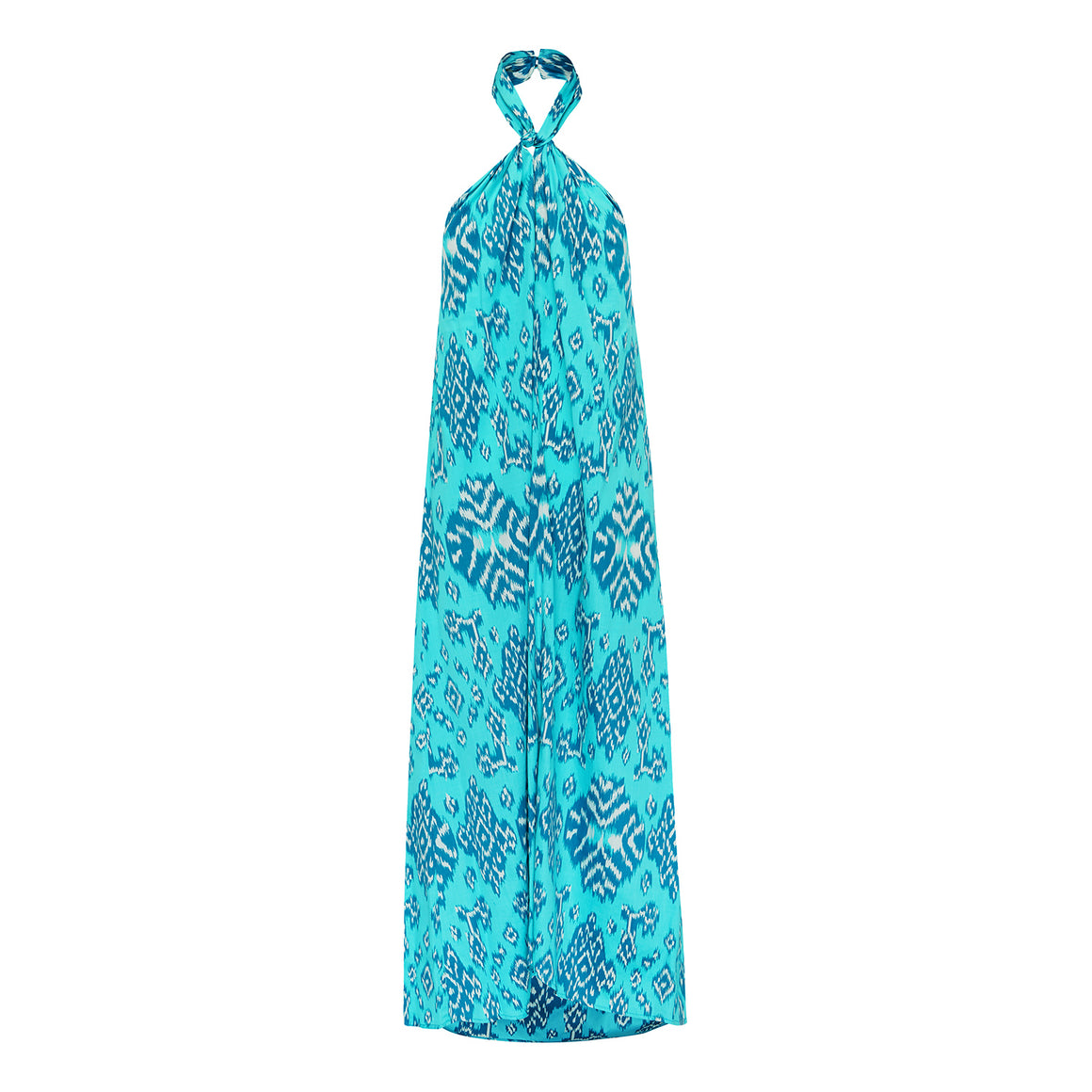 [et cetera] WOMAN Delightful Sarong Style Halter Neck Dress - cotton